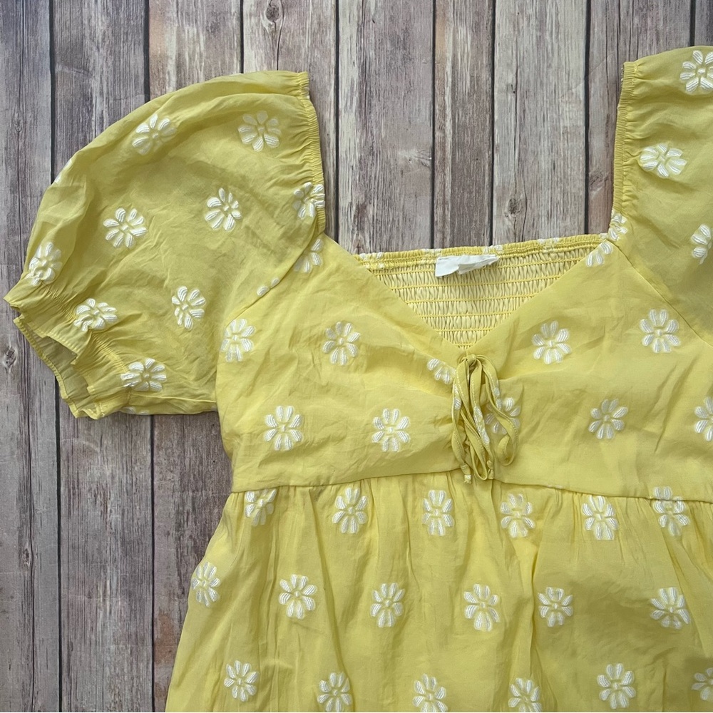 Yellow Floral Dress